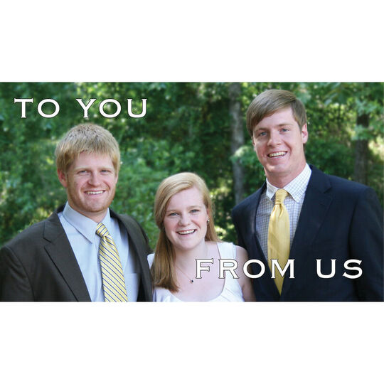 Family Photo Gift Stickers